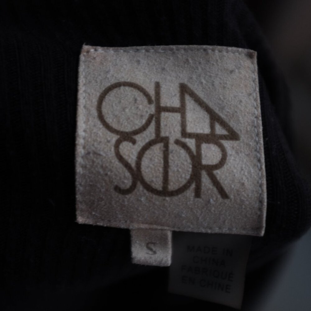 COPY - Chaser ribbed black knit hoodie with side hoodies size S - Picture 4 of 5